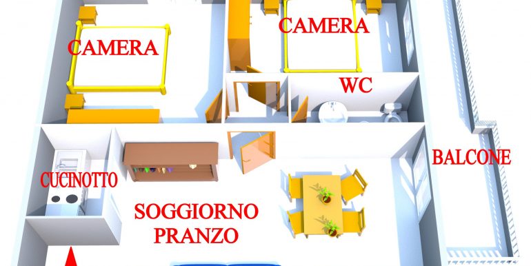 RENDERING APPARTAMENTO